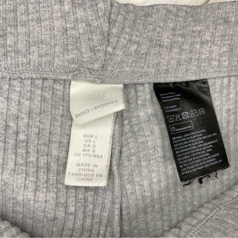 H&M Light Gray Ribbed Basics - Picture 5 of 5